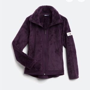 The North Face Women's Furry Fleece Full-Zip Jacket Purple